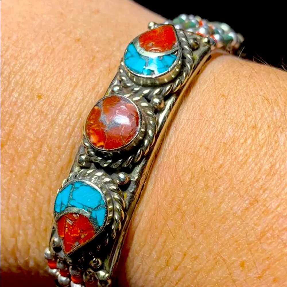 Native turquoise bracelet
